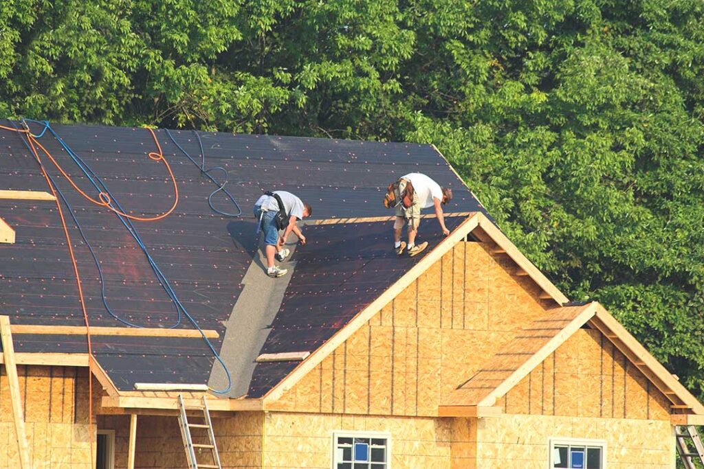 Roofing photo from Adobe Stock